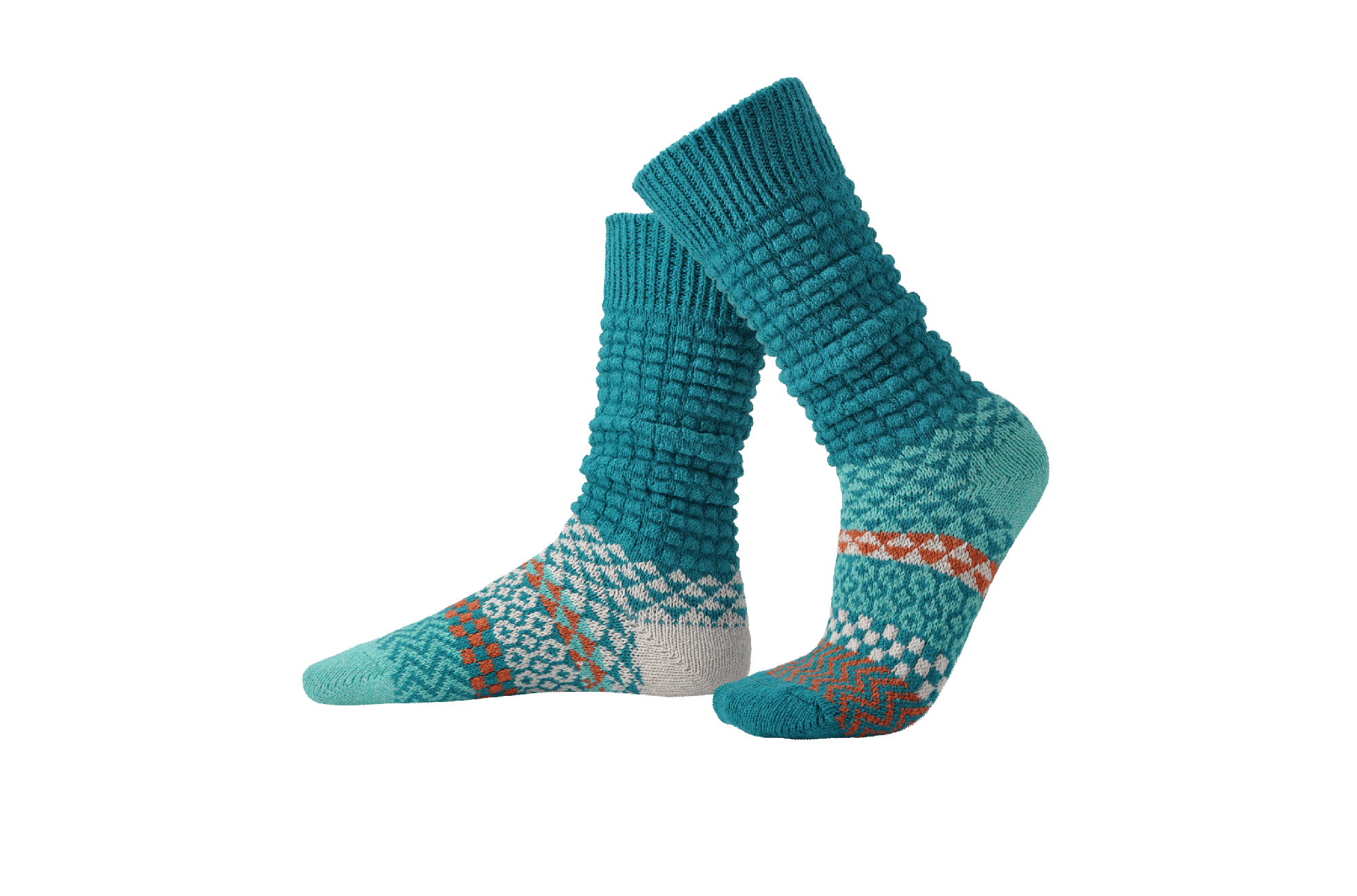 Fusion Slouch Socks - Abalone