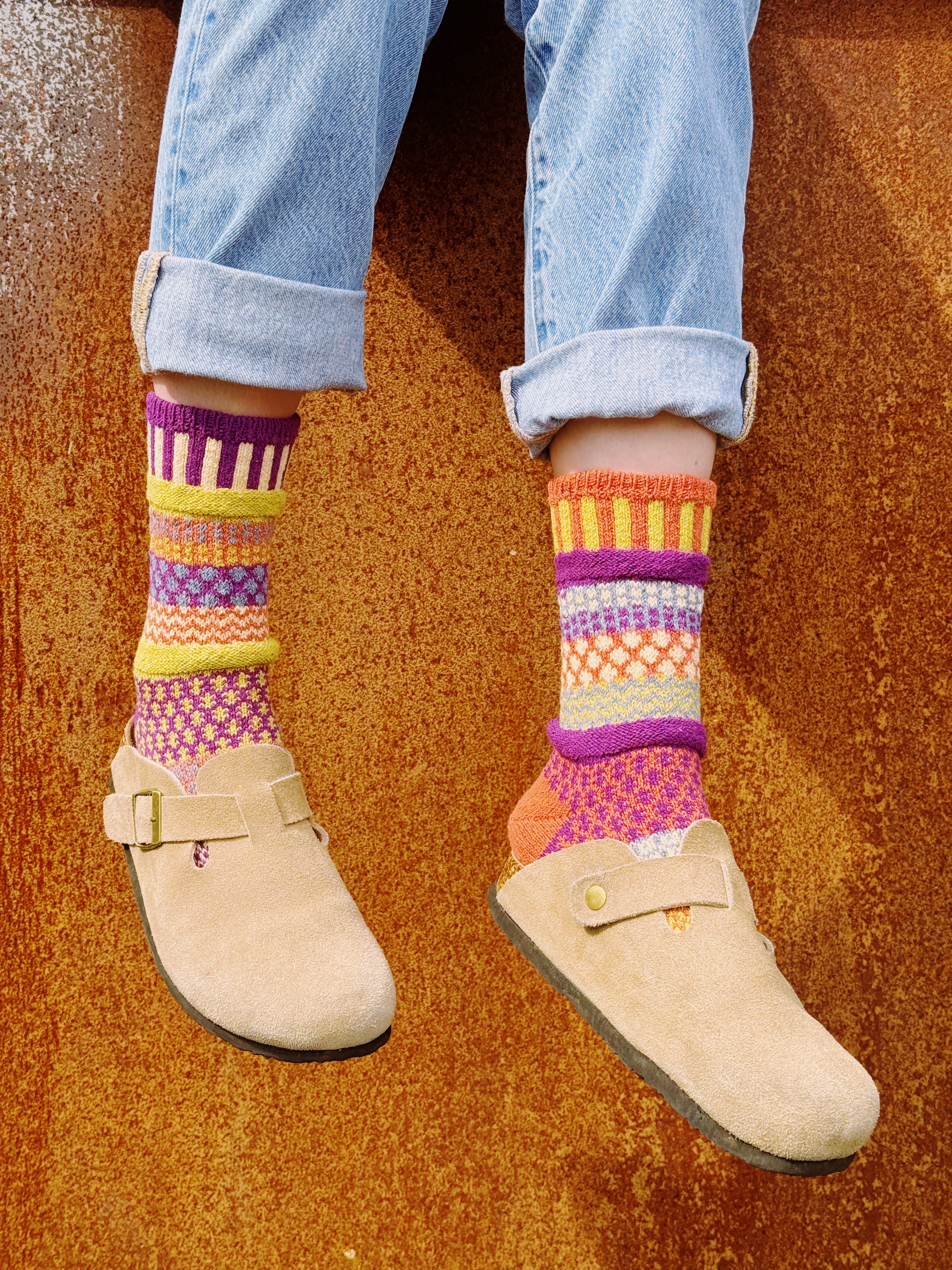 Hazel Crew Socks